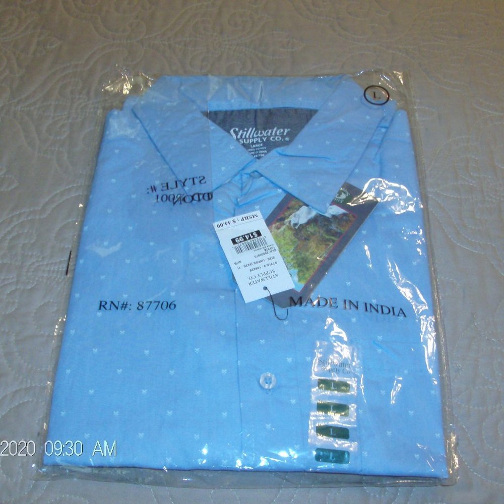 blue stillwater supply company shirt - Picture 1 of 5